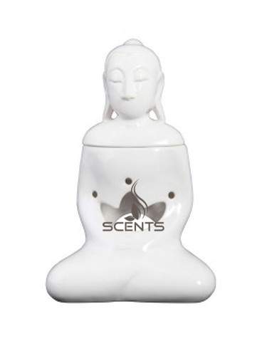 Аромалампа, свічник, елемент декору Статуя Будди біла