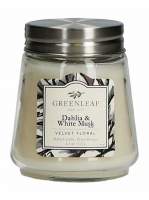 Greenleaf аромасвеча миниатюрная Далия и Белый Мускус Dahlia White Musk